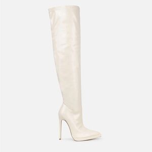 STONE STRETCH OVER THE KNEE BOOTS